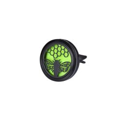 Difuzor auto aromaterapie tip fluture, cu clips pentru grila de ventilatie (10 rezerve)