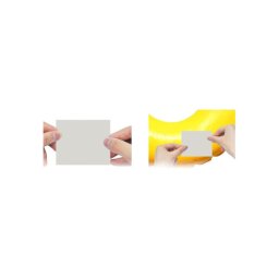 Set 10 plasturi adezivi impermeabili Flex Tape, albi, 10x10 cm (AT115)