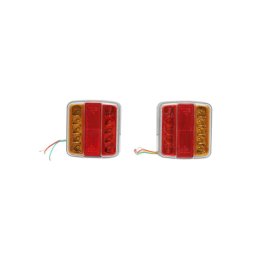 Set lampi spate pentru remorca 10 LED, 12V, stop/pozitie/semnalizare LT70