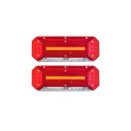 Set lampi spate LED stanga/dreapta, 5 functii, neon, semnal dinamic, 12-24V, ST-0223