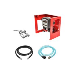 Kit pompa transfer motorina 12V 40 l/min cu contor, furtunuri si pistol BK87750