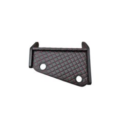 Masa de bord Iveco 2001–2006 cu 2 suporturi pahare, piele eco negru cu cusatura rosie