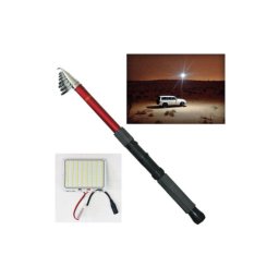 Lampa LED extensibila 4,5 m, 200W, 15000 lm, 6000K, cu telecomanda