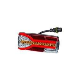 Lampa stop LED stanga 305x132 mm, 7 functii, semnalizare dinamica, mufa 7 pini (LZD 2302)