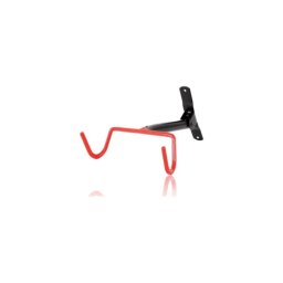 Suport pliabil de perete pentru bicicleta, metal, 30 kg, cu carlige cauciucate BAG102