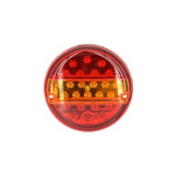 Lampa stop rotunda pentru remorca LED 24V, 14,5 cm, cu pozitie/frana/semnal