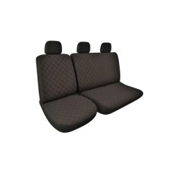 Set huse auto textile model romb 2+1, scaun sofer + bancheta, ART201TEX