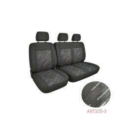 Set huse scaune auto textile 2+1 premium, burete 10/5 mm, ART105