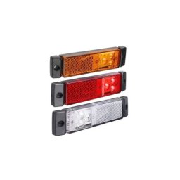 Lampa laterala LED 12V 14x08 pentru pozitie/semnalizare, alb/rosu/galben (LED1408)