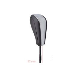 Maner schimbator viteze BMW automata 57 mm, negru-argintiu (E46, E60, E39, E83, E53, E61)