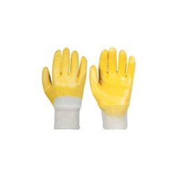 Manusi de protectie cauciucate galbene Flores, model FS-12830