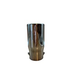 Ornament toba inox Premium universal 65 mm, argintiu lucios, prindere cu surub