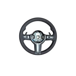 Volan sport tip alcantara pentru BMW Seria 5/6/7 F10 F11 F07 F06 F12 F13 F01 F02, cu padele