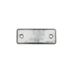 Dreptunghi reflectorizant alb prismatic pentru semnalizare auto, 95.5 x 37.5 mm DISSA82