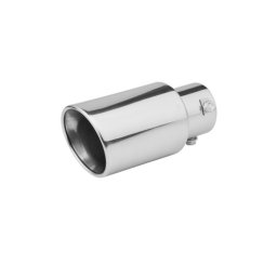 Ornament toba inox universal cromat, diametru 76 mm, prindere cu surub (A81)