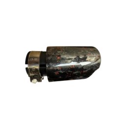 Ornament toba din carbon forjat rosu, intrare 63 mm, prindere cu surub (NXM89-63R)
