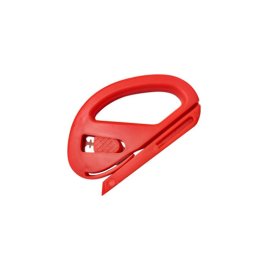 Cutter ergonomic pentru folie colant si autocolante, rosu, MR-348 (10 x 5,6 cm)