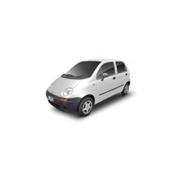 Set 4 bandouri protectie usi pentru Daewoo Matiz 1998-2004, negru satinat (Cod F2)