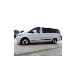 Set 4 bandouri pentru usi Mercedes Vito 2014+ Van/Minivan, negru satinat
