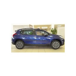 Set 4 bandouri protectie usi pentru Peugeot 2008 (2013–2019) SUV, negru satinat