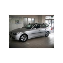 Set 4 bandouri protectie usi BMW Seria 5 Touring (E61) 2003–2009, negru satinat