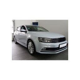 Set 4 bandouri protectie usa pentru Volkswagen Jetta Sedan 2014–2018, negru satinat