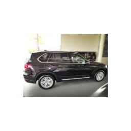 Set 4 bandouri protectie usi pentru BMW X5 SUV 2014–2018, negru satinat (F-11)