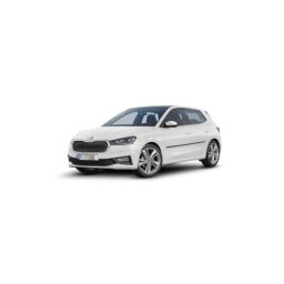Set 4 bandouri protectie usi pentru Skoda Fabia 2022+ (4 usi), PU negru satinat F-11