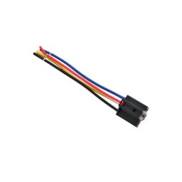 Mufa releu auto 5 pini cu cablaj 11 cm, fire colorate, plug & play