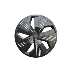 Set 4 capace roti Evo 16 inch, negru mat, ABS rezistent (WR0-1BK-16)