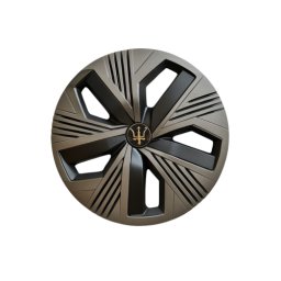 Set 4 capace roti Evo 16 inch, gri antracit-negru, pentru jante otel