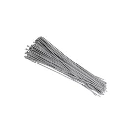 Set 100 coliere din plastic gri deschis 400x4.8 mm, nylon rezistent UV