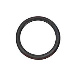 Husa volan auto premium din imitatie piele, 38 cm, negru cu linie rosie (WPU02B)