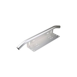 Bullbar aluminiu argintiu suport numar si proiectoare LED, 60 cm HH-BLB15