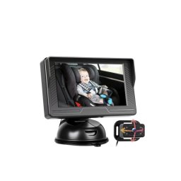 Camera auto pentru bebelusi cu monitor IPS 4.3 inch, conectare cu fir (A4214)