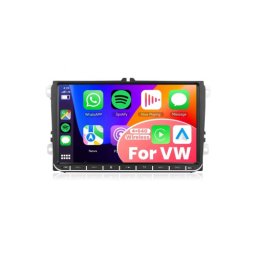 Navigatie Android 9" pentru Volkswagen, 4GB/64GB, CarPlay/Android Auto wireless, GPS