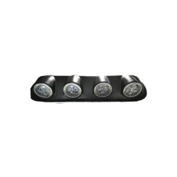 Set 4 proiectoare plafon auto LED 12V cu efect Angel Eyes, 1500, cu cablaj