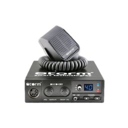 Statie CB auto Storm Discovery 3, AM/FM 4W, 40 canale, ASQ, radiator