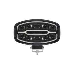 Proiector LED auto 2 faze cu DRL alb/portocaliu, 12V-24V, omologare E9 (Cod 202507)