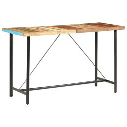 Masa de bar, 180 x 70 x 107 cm, lemn masiv reciclat GartenMobel Dekor
