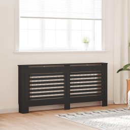 Masca de calorifer, negru, 172 x 19 x 81,5 cm, MDF GartenMobel Dekor