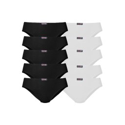H.I.S Slip negru / alb