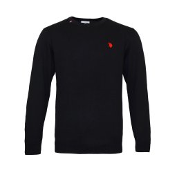 U.S. POLO ASSN. Pulover roșu / negru