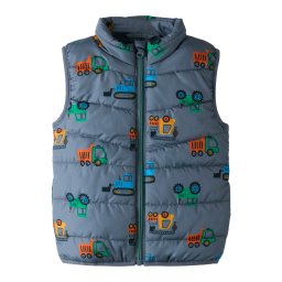 NAME IT Vestă 'NMM Mylane' safir / azur / portocaliu / negru