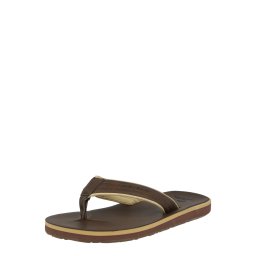 QUIKSILVER Flip-flops 'Carver' maro / negru