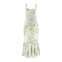 GUESS Rochie de cocktail 'RORY' bej / albastru deschis / gri deschis / verde pastel