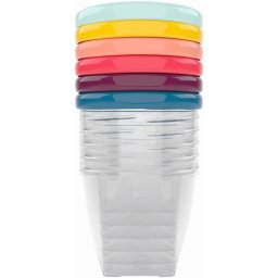 Babymoov Bowls Multicolor castron cu capac 6x250 ml