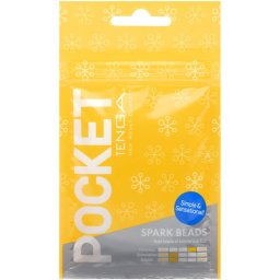 Tenga Pocket Spark Beads masturbator de unică folosință 8 cm