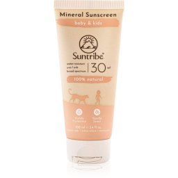 Suntribe Kids Mineral Sunscreen crema de fata cu minerale pentru protectie pentru copii 100 ml