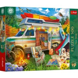 Trefl Premium Plus: Campionatul European de Puzzle Rulotă - puzzle de 500 piese